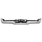 Chrome Rear Bumper Facebar for Ram 1500 (2019–2024) w/o Sensor Holes, Dual Exhaust
