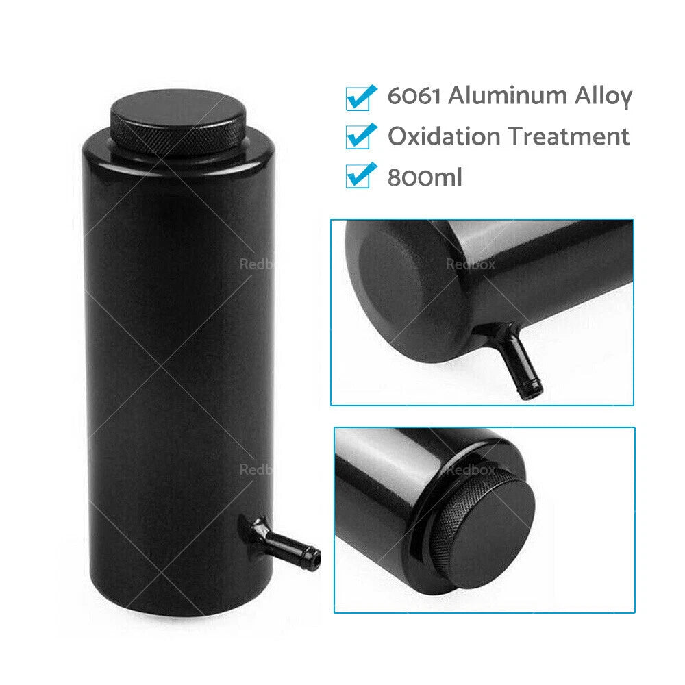 800ml Black Overflow Catch Tank for Universal Vehicles (2010–2023)