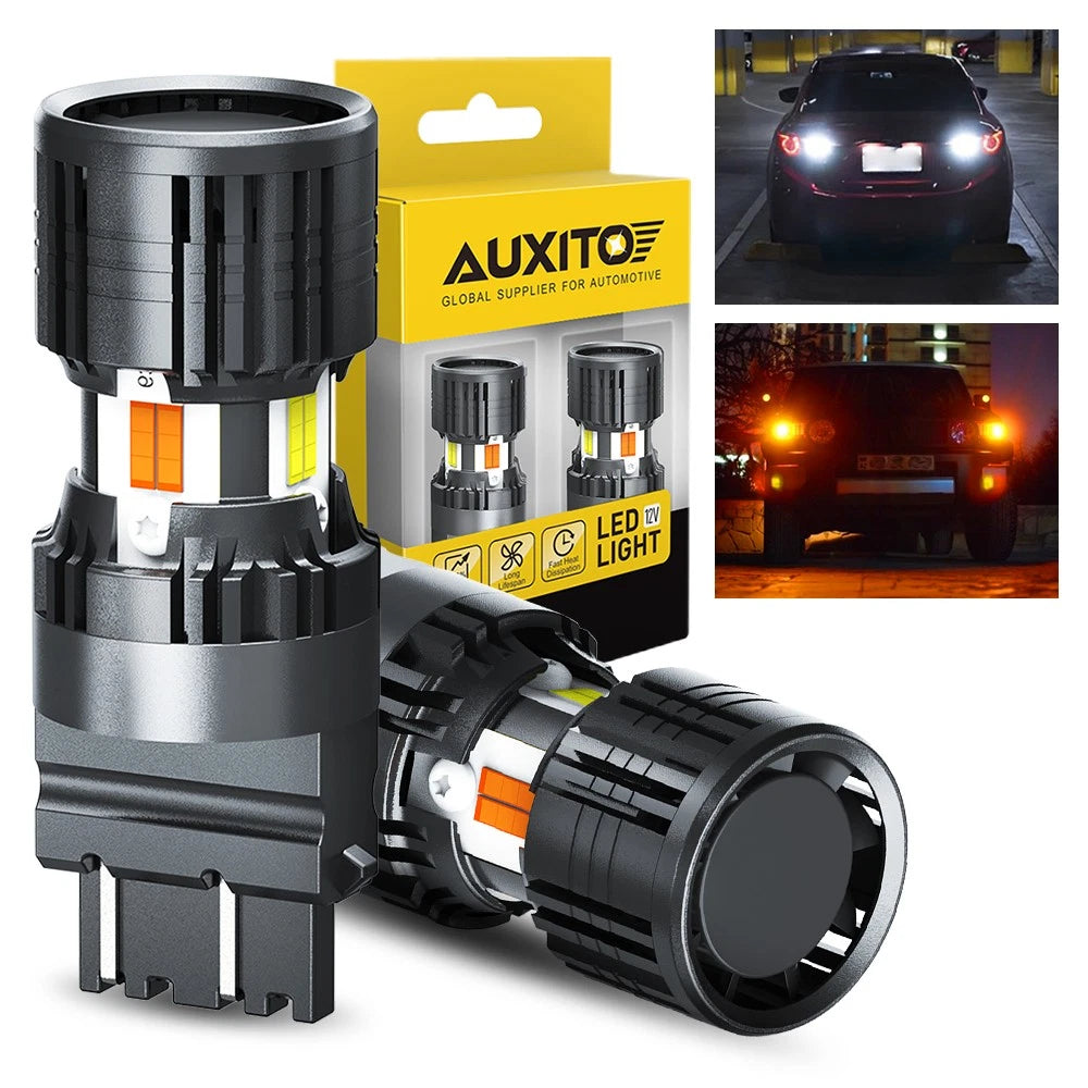 2X LED Dual Color Turn Signal Light Bulbs for Chevy Silverado 1500 (1999–2013)