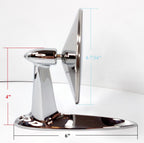 Door Mirror Replacement 2Pc Convex for 1955–1957 Chevrolet Bel Air