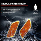 2X OE-Style Amber Lens Front Side Marker Lights for Ford Focus (2000–2004)