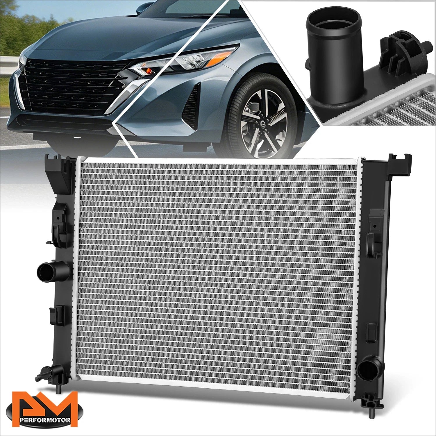 OE Style Aluminum Radiator for Nissan Sentra (2020–2025) DPI-13852
