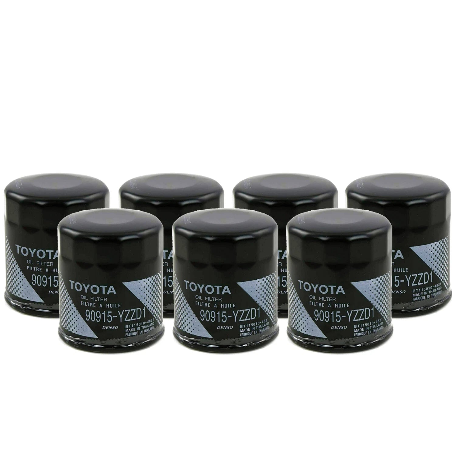 Set of 7 Engine Oil Filters for Lexus Toyota