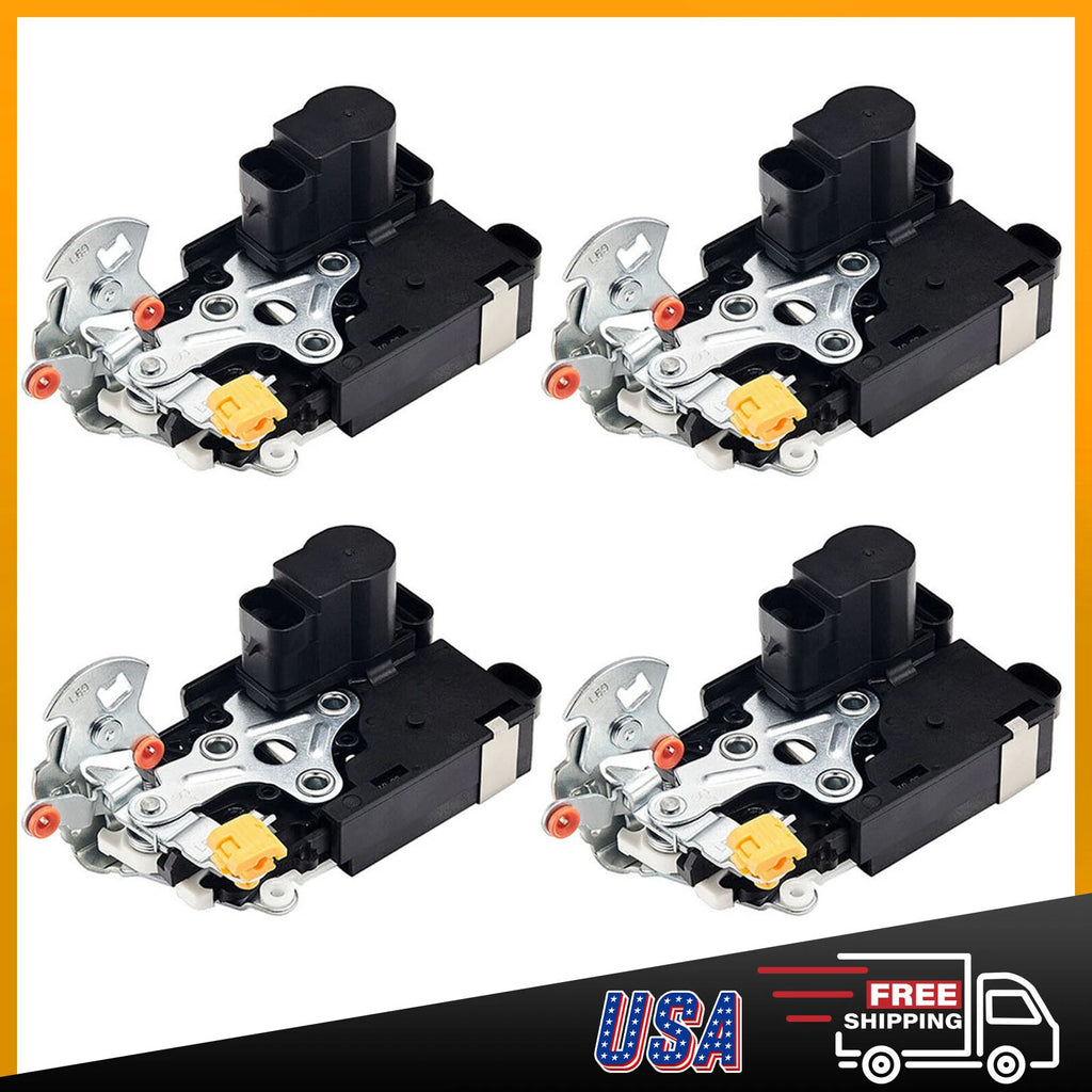4X Door Lock Latch Actuator for Chevy Silverado 1500 (2001–2006)