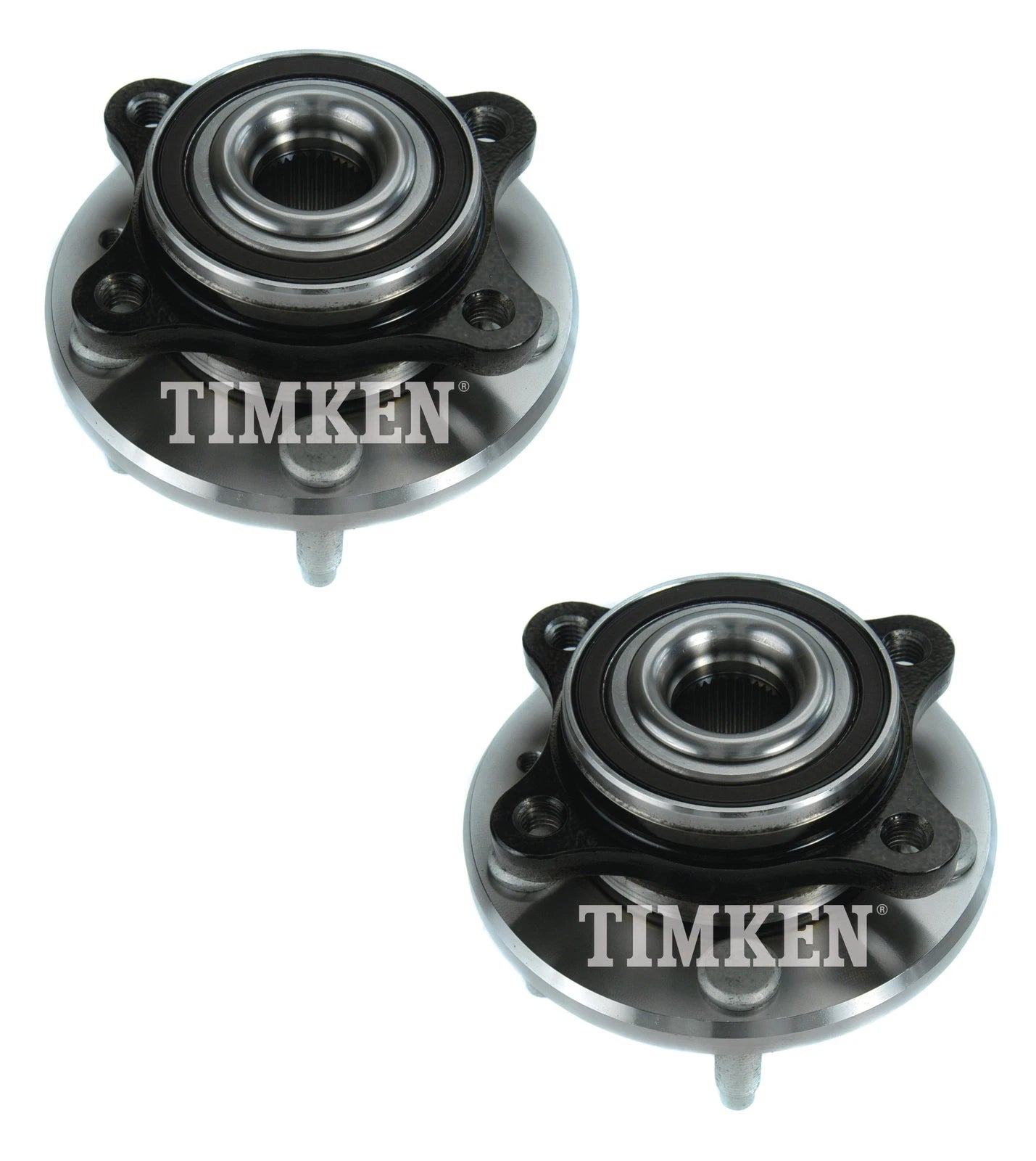 Set of 2 Front Timken Wheel Bearing Hub Assemblies for Ford Mercury (AWD)