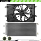 AC Condenser and Cooling Fan Kit for Chevrolet Cruze (2017–2019)