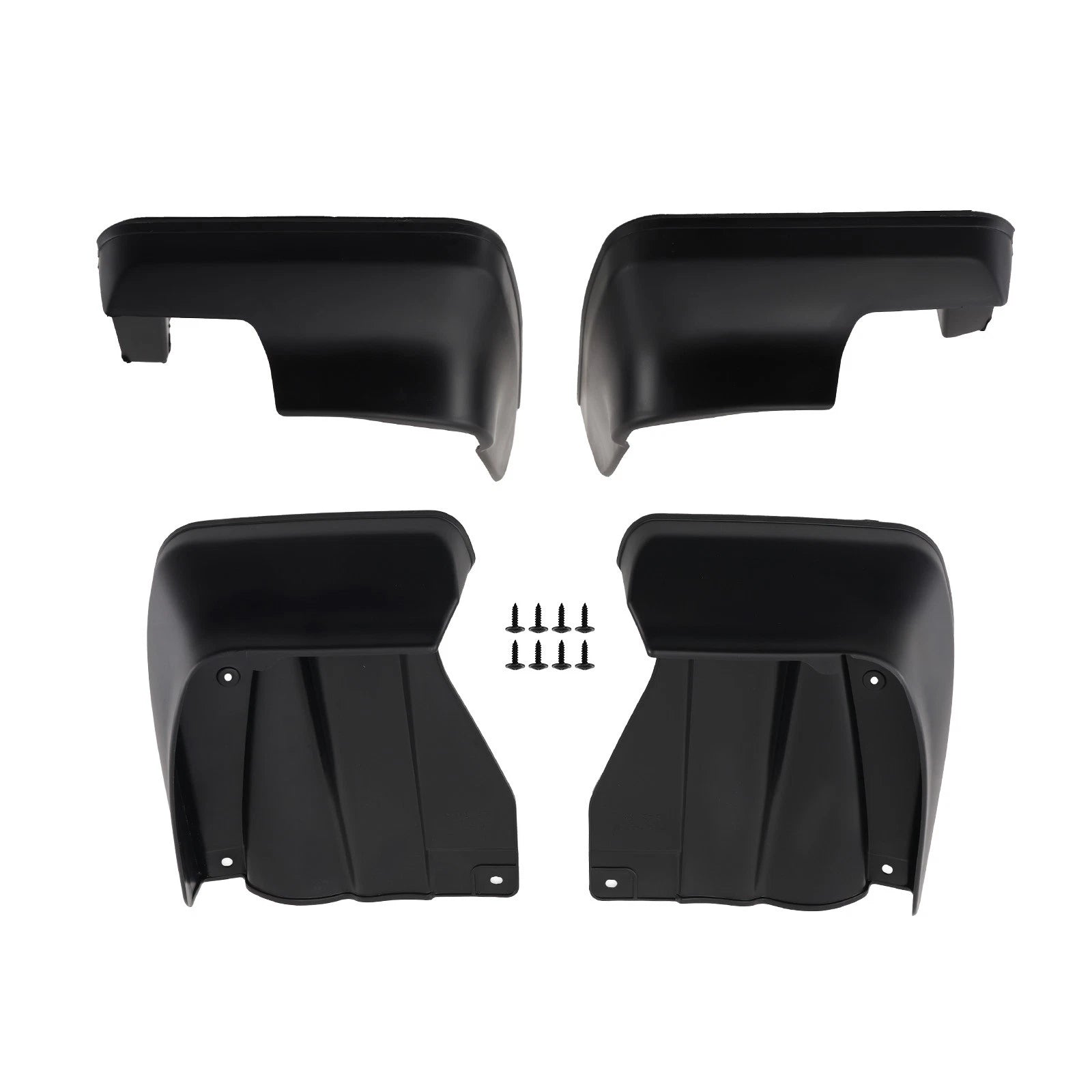 Mud Flaps for Honda Odyssey (2009–2013) Complete Black Protection Kit