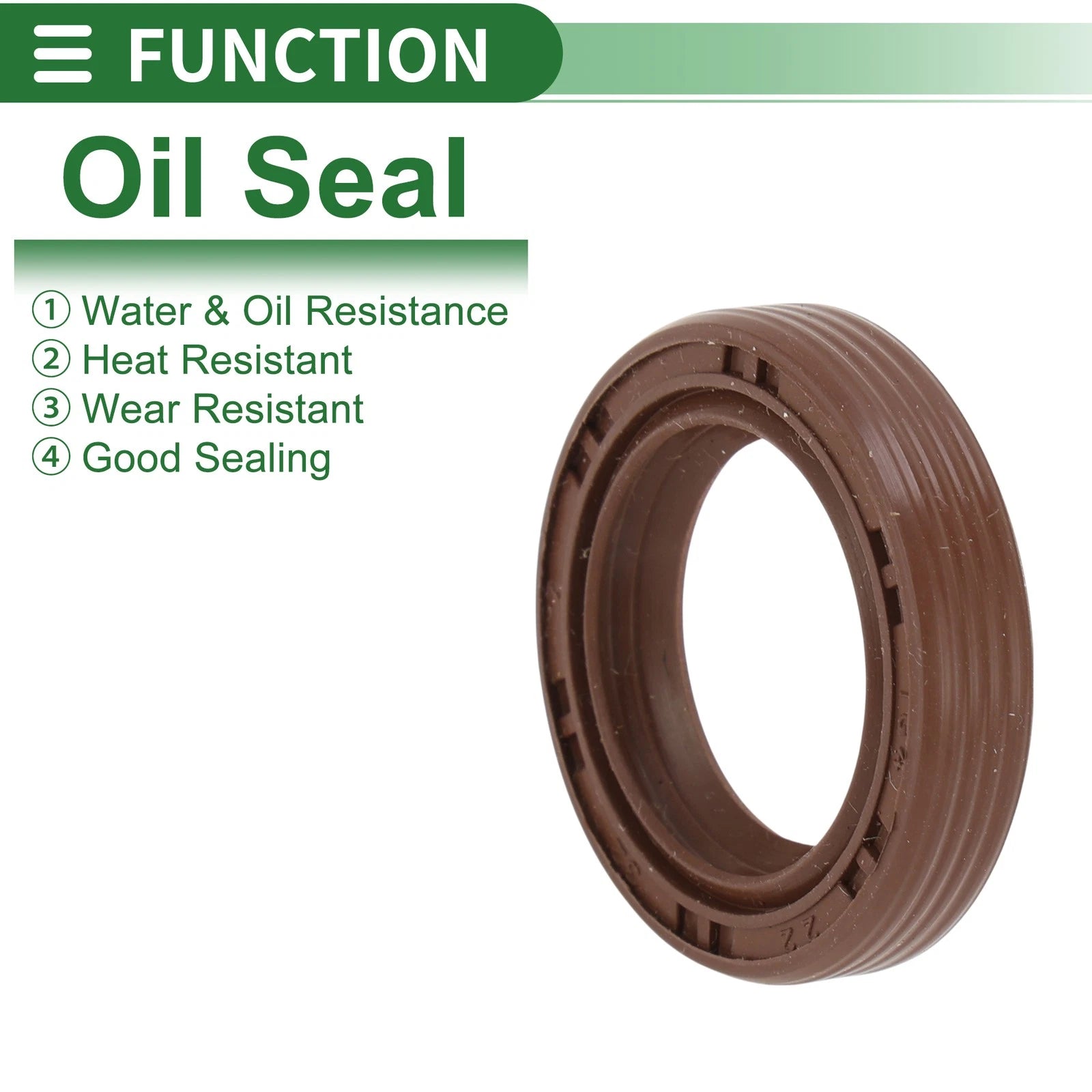 Oil Seal FKM Rubber 22x32x7mm for Various Models (5 Pcs)