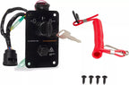 Key Switch Assembly Panel 704-82570-12-00 for Yamaha Outboard (Single Engine)