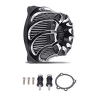 Cylinder Air Cleaner Kit for Harley Dyna Softail (2000–2017) Black Filter