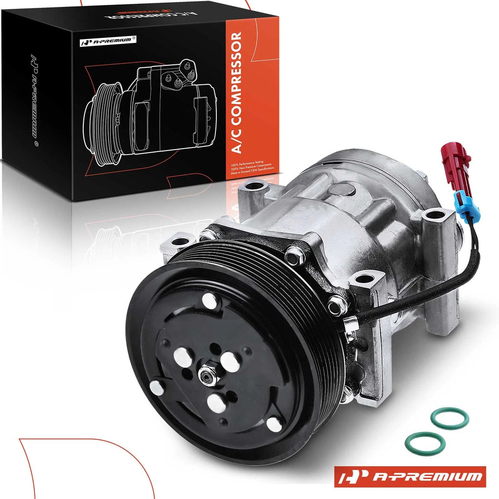 A/C Compressor with Clutch for Chevrolet Kodiak C6500 C7500 C8500 