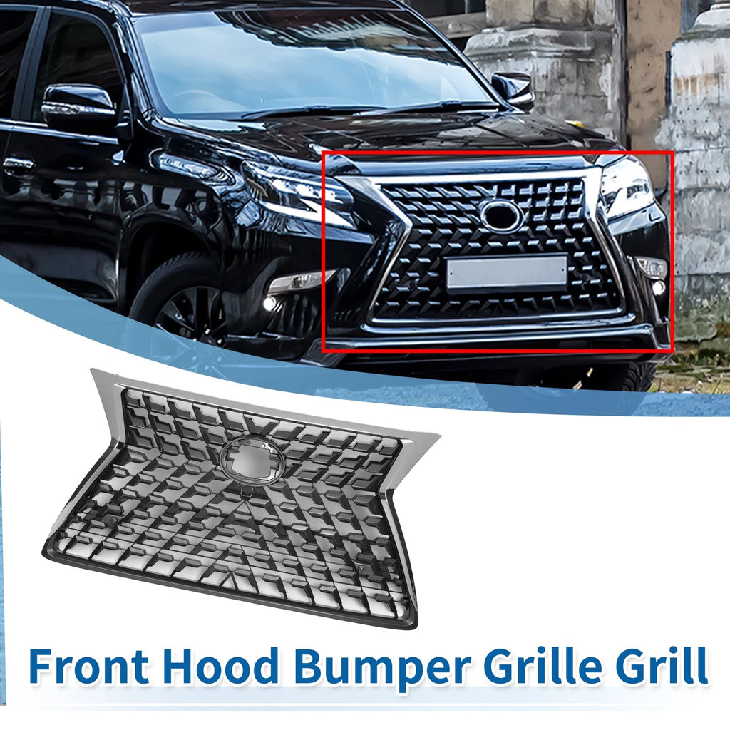 Front Hood Bumper Grille for Lexus GX460 (2021) - Black Facelift