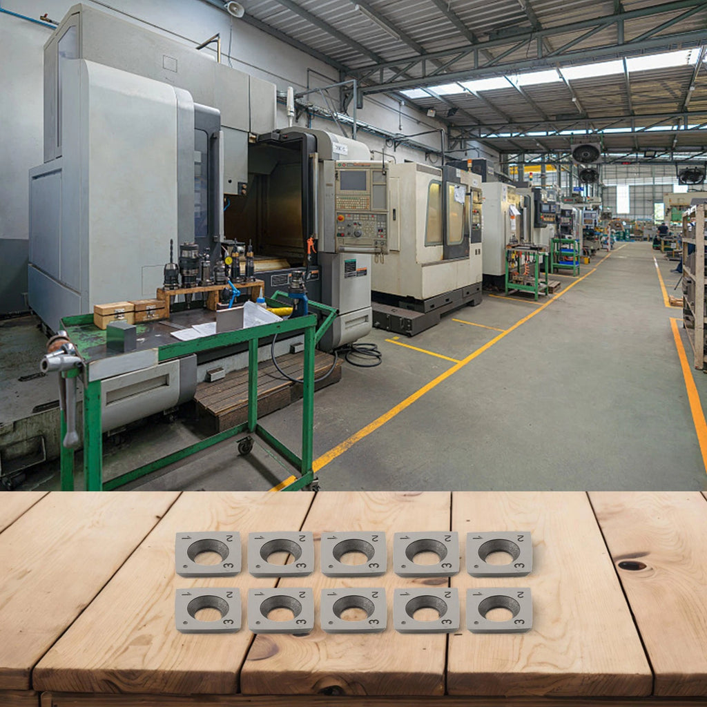 Carbide Tool Insert Pack for Precision Cuts (Polished Mirror Finish)