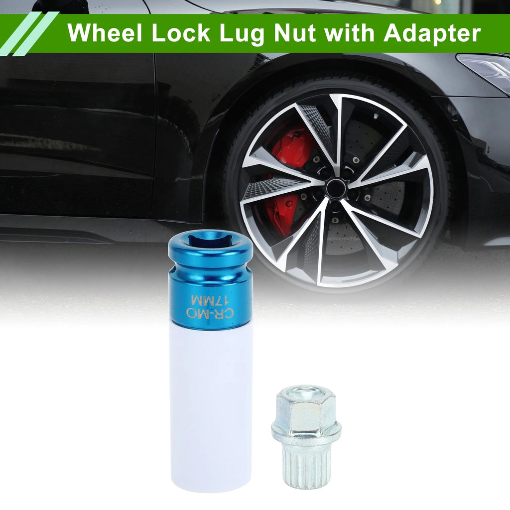 Set of 1 Wheel Lock Lug Nut Removal Key Socket 7/19PT for Audi VW 