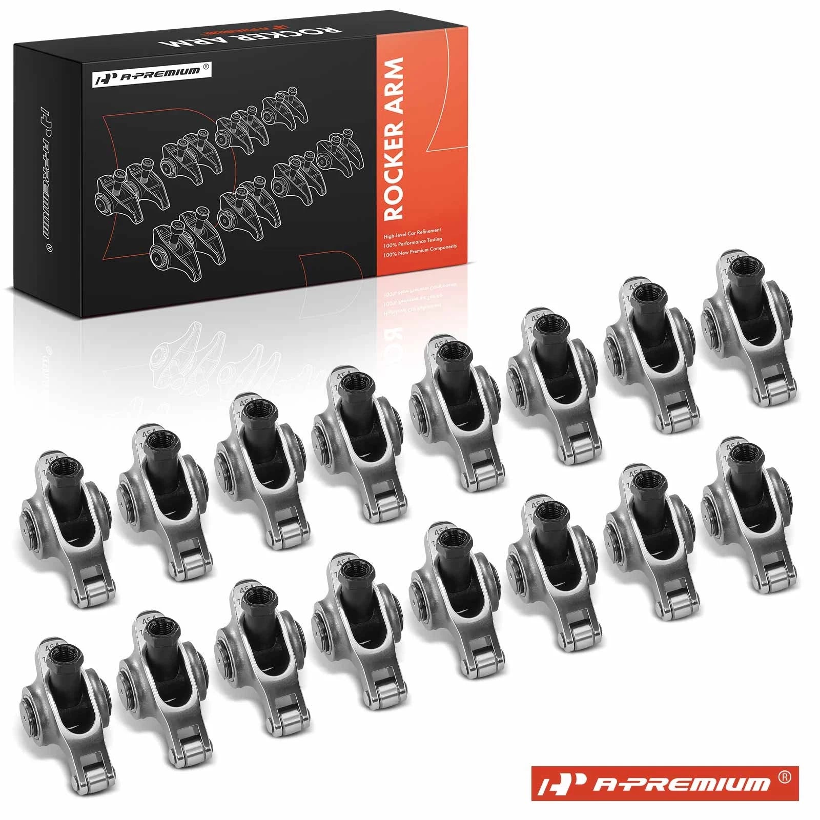 Stainless Steel Roller Rocker Arms for Chevy BBC 454 (1970–1990)
