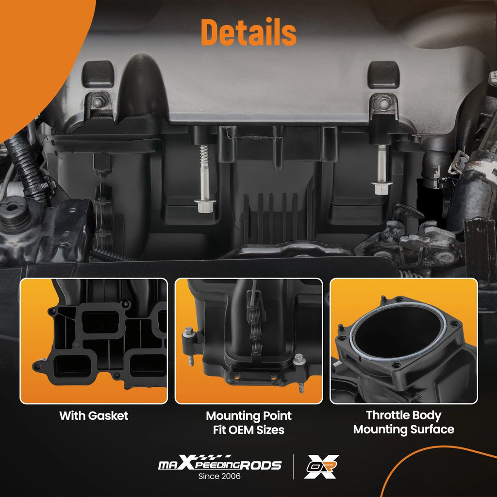 Intake Manifold for Ram 1500 3.6L (2013–2018, 1500 Classic 2019–2024, Jeep Wrangler)