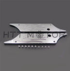 Set of 2 Billet Chrome Saddlebag Latch Covers for Harley Touring (1993–2013)
