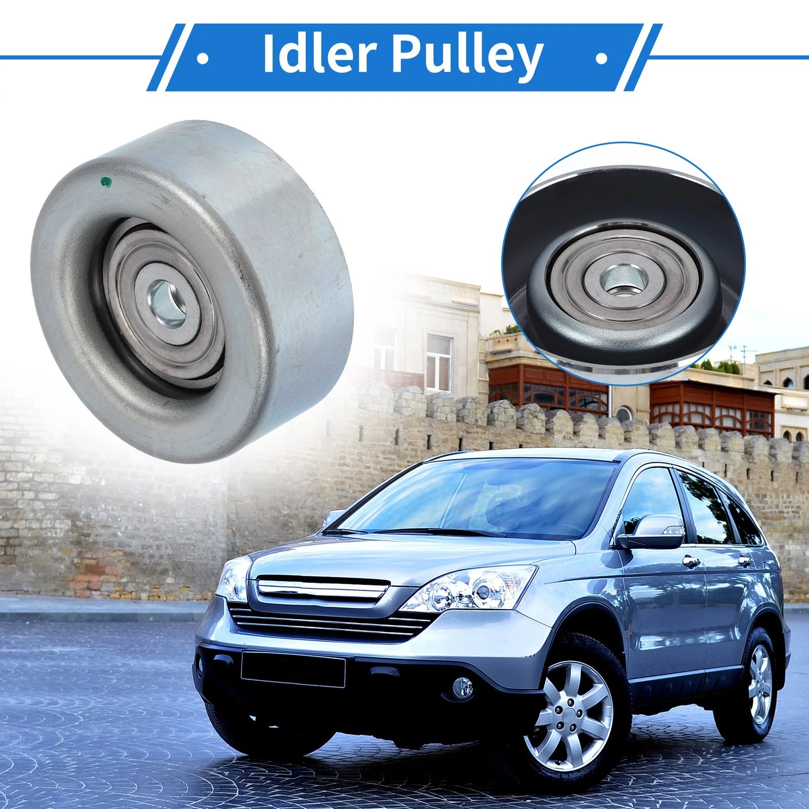 Drive Belt Idler Pulley for Mitsubishi Lancer (2013–2017) No. 1341A008