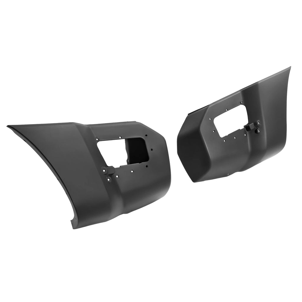 Set of 2 Rear Bumper End Caps for Nissan Xterra (2005–2015) Textured Gray