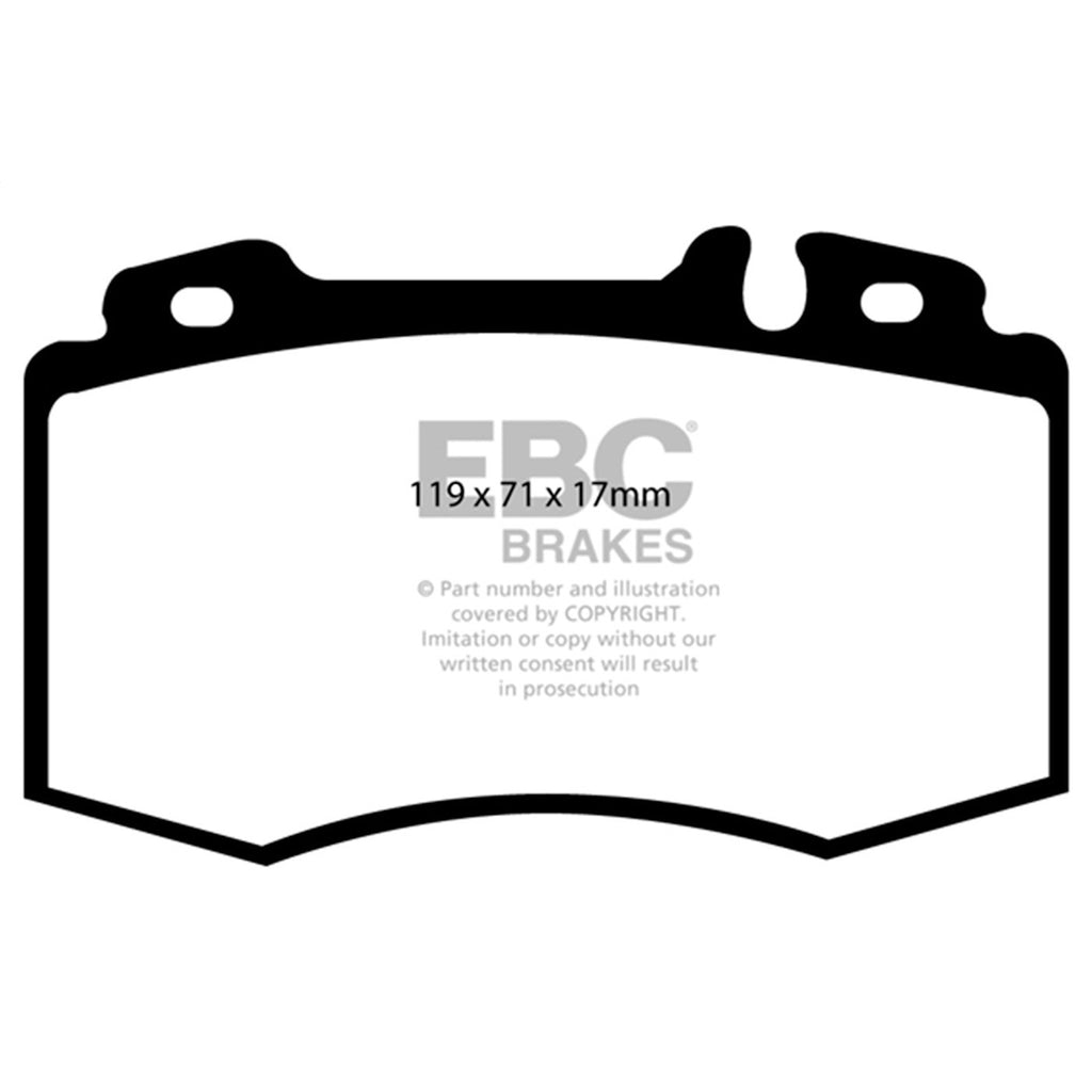 Set of 2 Brake Pads for Mercedes E Class SLK SL S