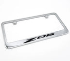 Chrome License Plate Frame Replacement for Chevrolet C8 Corvette Z06 (2020–2024)