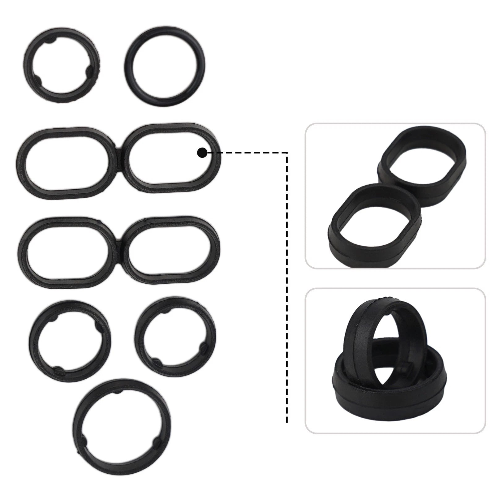 Filter Gasket for Chrysler 68191356AA (Auto Parts, Rubber)