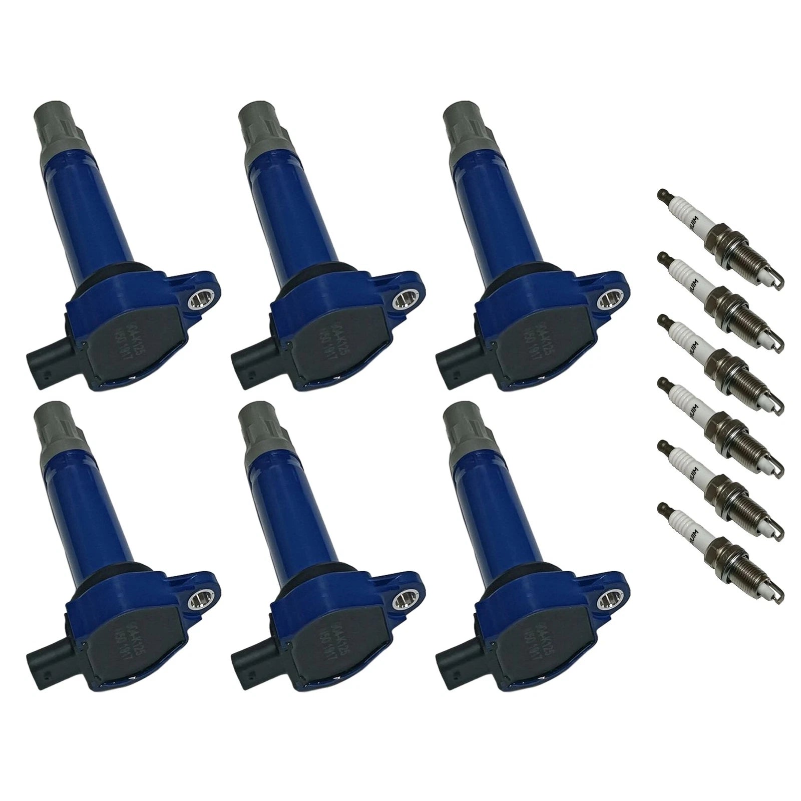 6X Ignition Coil & Iridium Spark Plug for Dodge Chrysler 3.5L 4.0L (2005–2010)