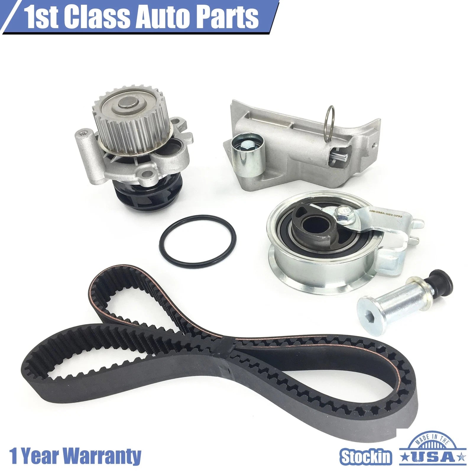 Timing Belt Water Pump Kit for Audi A4 TT VW Jetta Beetle Turbo (1.8L)