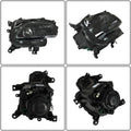 Headlight Projector Halogen Black for Jeep Cherokee (2014–2018) Right Side