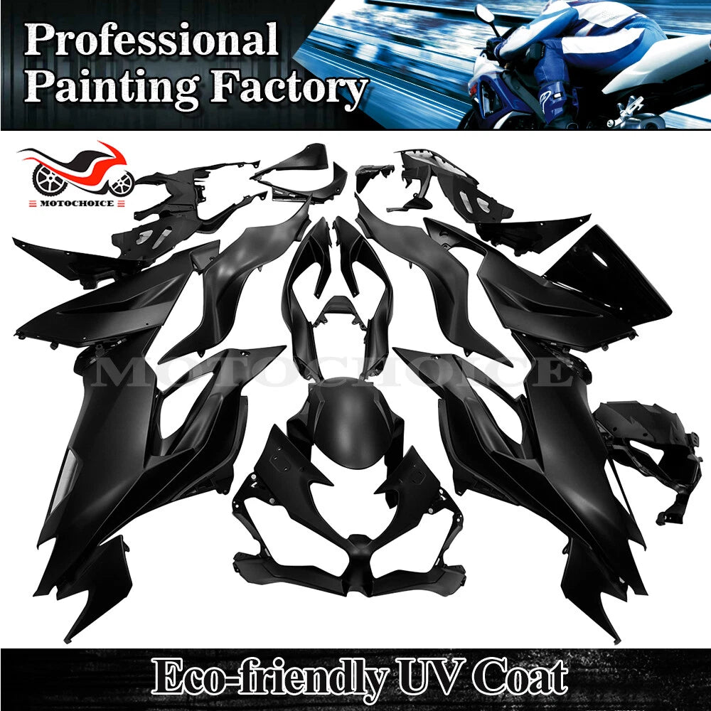 Matte Black Fairing Kit for Kawasaki Ninja ZX6R (2019–2023) ZX636 ABS