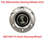 Horn Button Brushed 6 Hole Steering Wheel for Shelby Cobra (1965–1965)