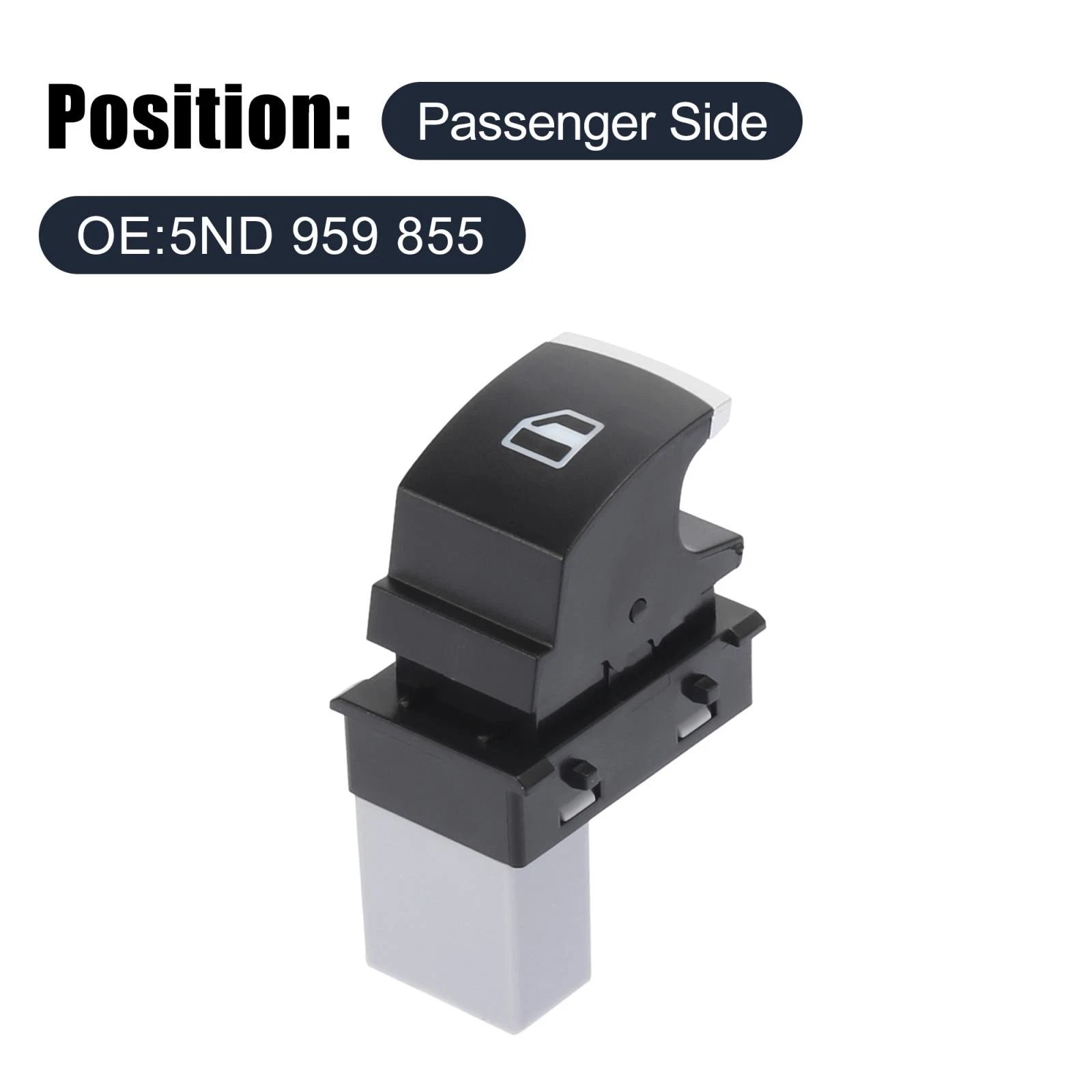 Passenger Side Power Window Switch 5ND959855 for Volkswagen Tiguan (2009–2014)