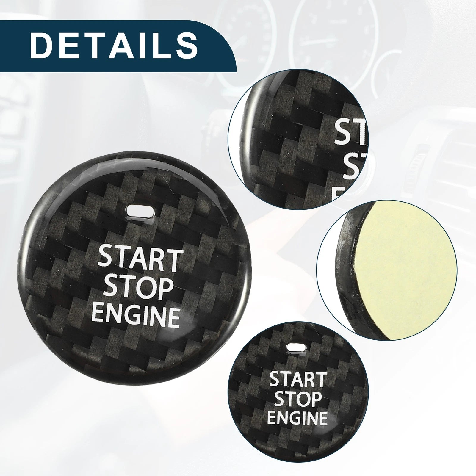 Engine Start Stop Button Cover for Mazda 3 (2014–2019)