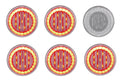 4 Inch Round LED Stoplight X-Series Lumos Replacement for 12V Vehicles (—)