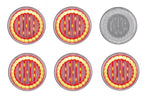 4 Inch Round LED Stoplight X-Series Lumos Replacement for 12V Vehicles (—)
