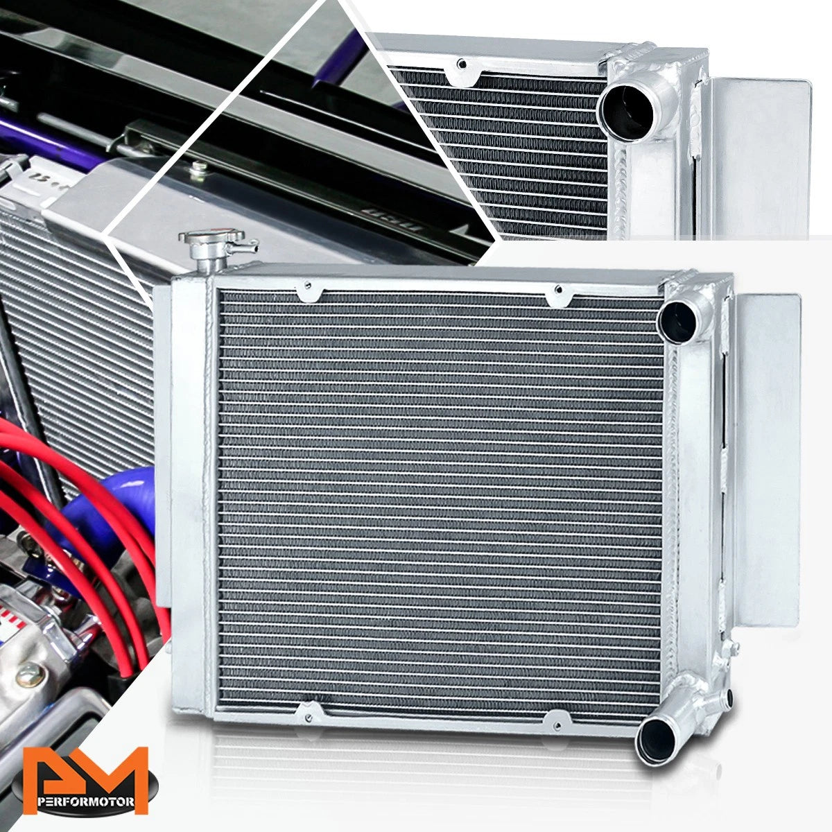 3-Row Aluminum Core Cooling Radiator for Mazda RX-2/RX-3/RX-4/RX-7 (71–82)
