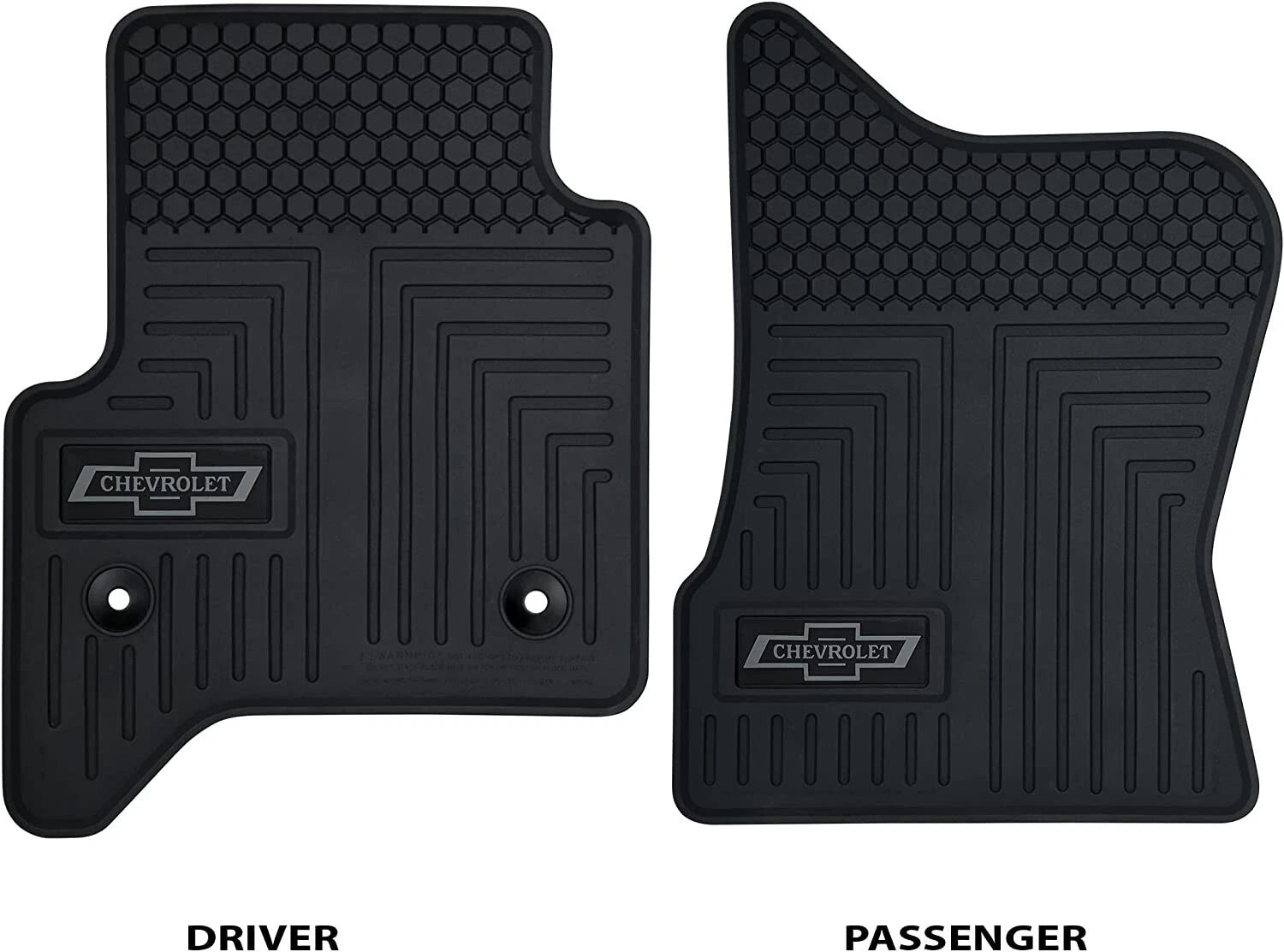 Set of 4 Custom Fit Floor Mats for Chevrolet Silverado (2014–2018)