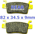 MC Brake Pads for Kawasaki Teryx4 KRX4 1000 (2020–2026) Front Rear
