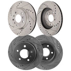 Front & Rear Brake Disc Rotors for Buick Lucerne (2006–2011)