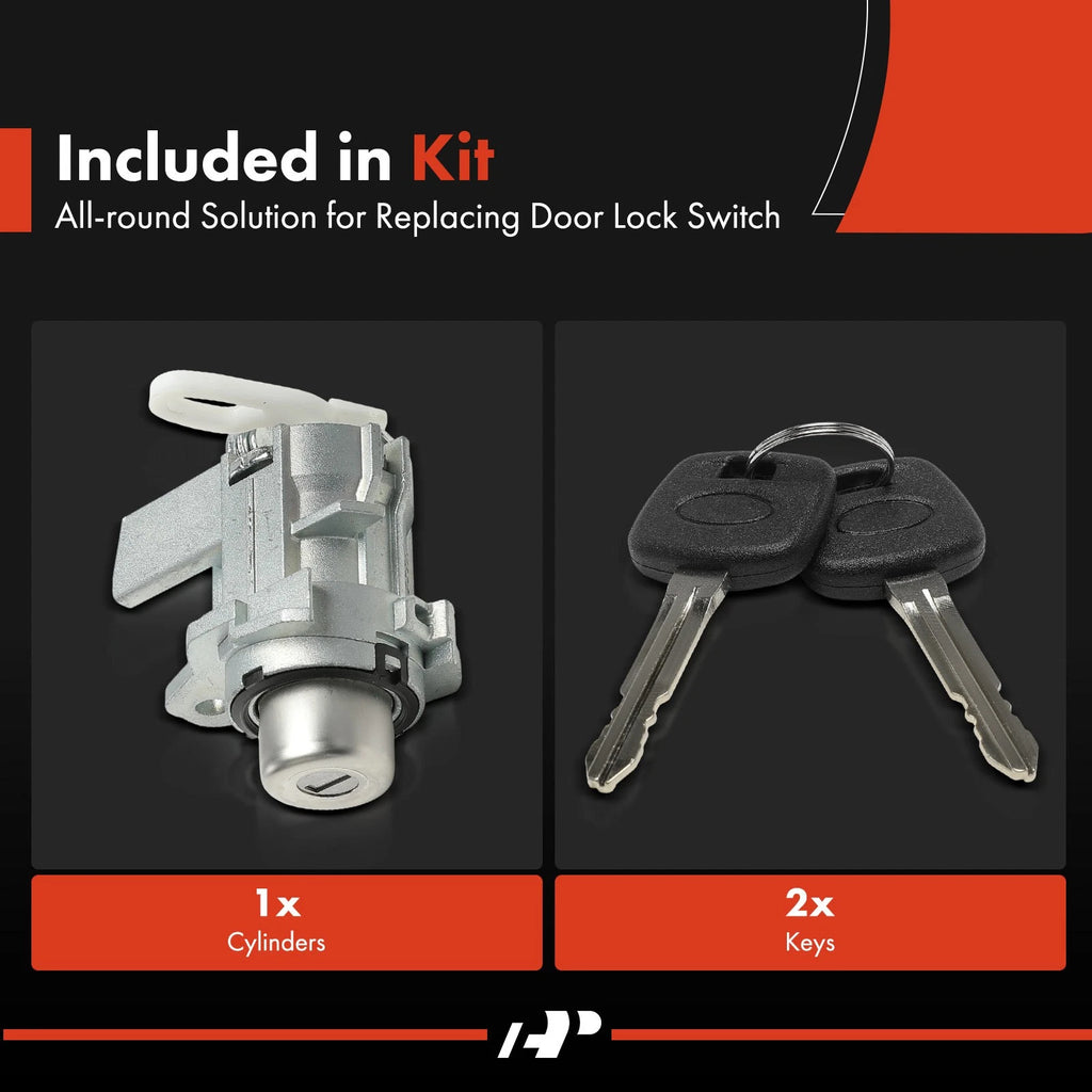 Lock Cylinder Set w/ Keys for Toyota Yaris (2007-2011)