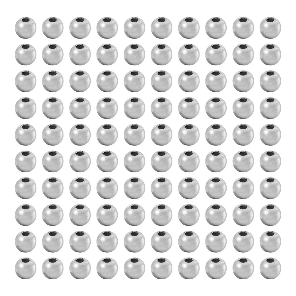 100pcs Gold Silver Beads for Fly Tying 345mm (Fishing Flies Craft)