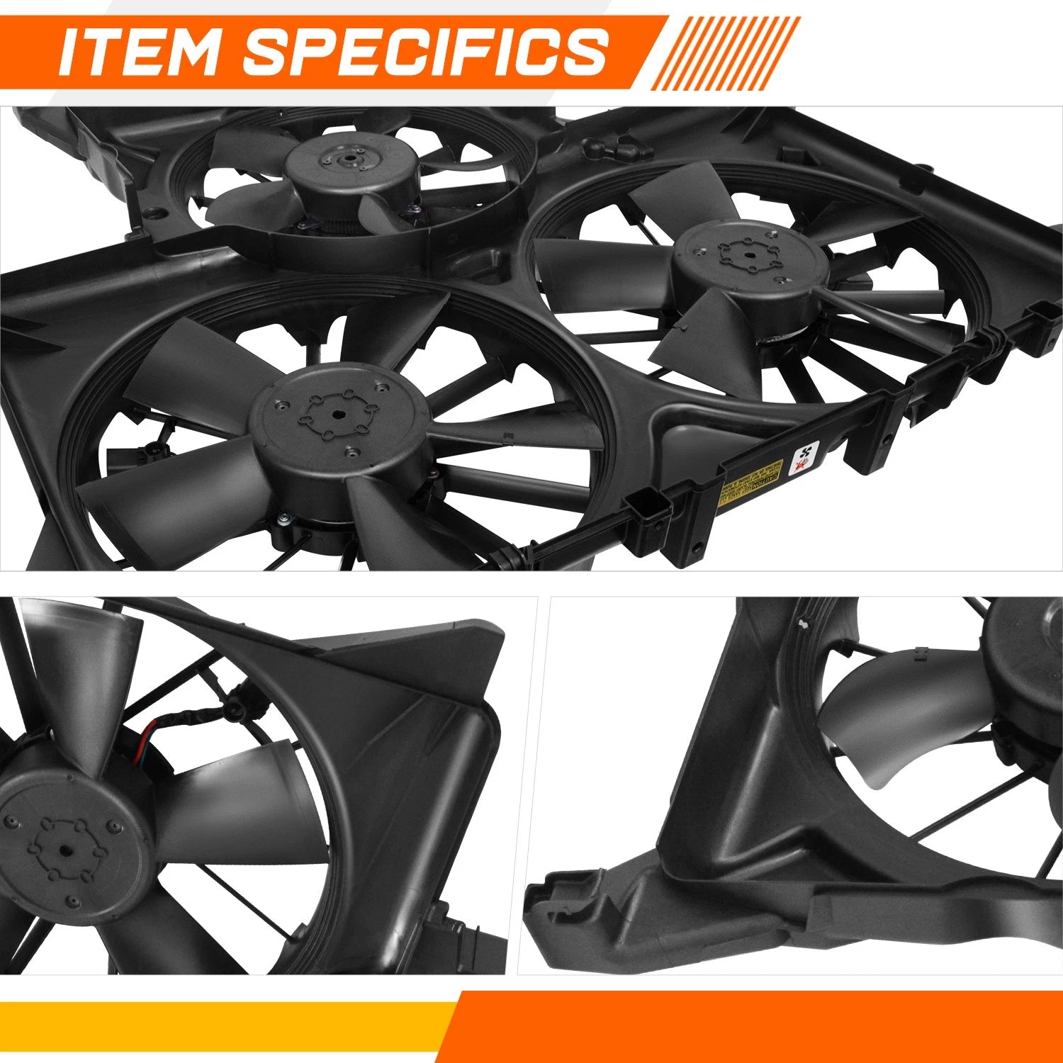 Radiator Fan Assembly for Chevy Silverado/GMC Sierra 1500 LTD (2019–2023)