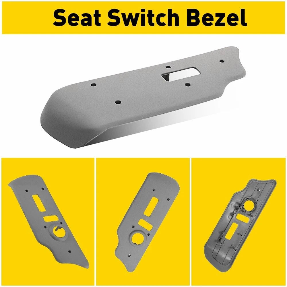 Power Seat Switch Bezel for Chevrolet Silverado Tahoe (2003–2007) Gray
