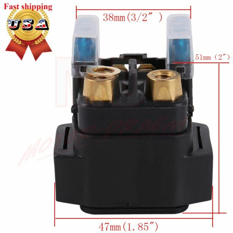 Starter Solenoid Relay Switch for Yamaha Grizzly 660, Kodiak 400, 450, Big Bear 250 (2002–2019)