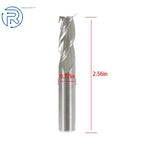 3-Pack 3/8" 3 Flute Carbide End Mill for