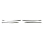 Front Bumper Splitter Fins Canards Silver for Benz C-Class (2022–2023)