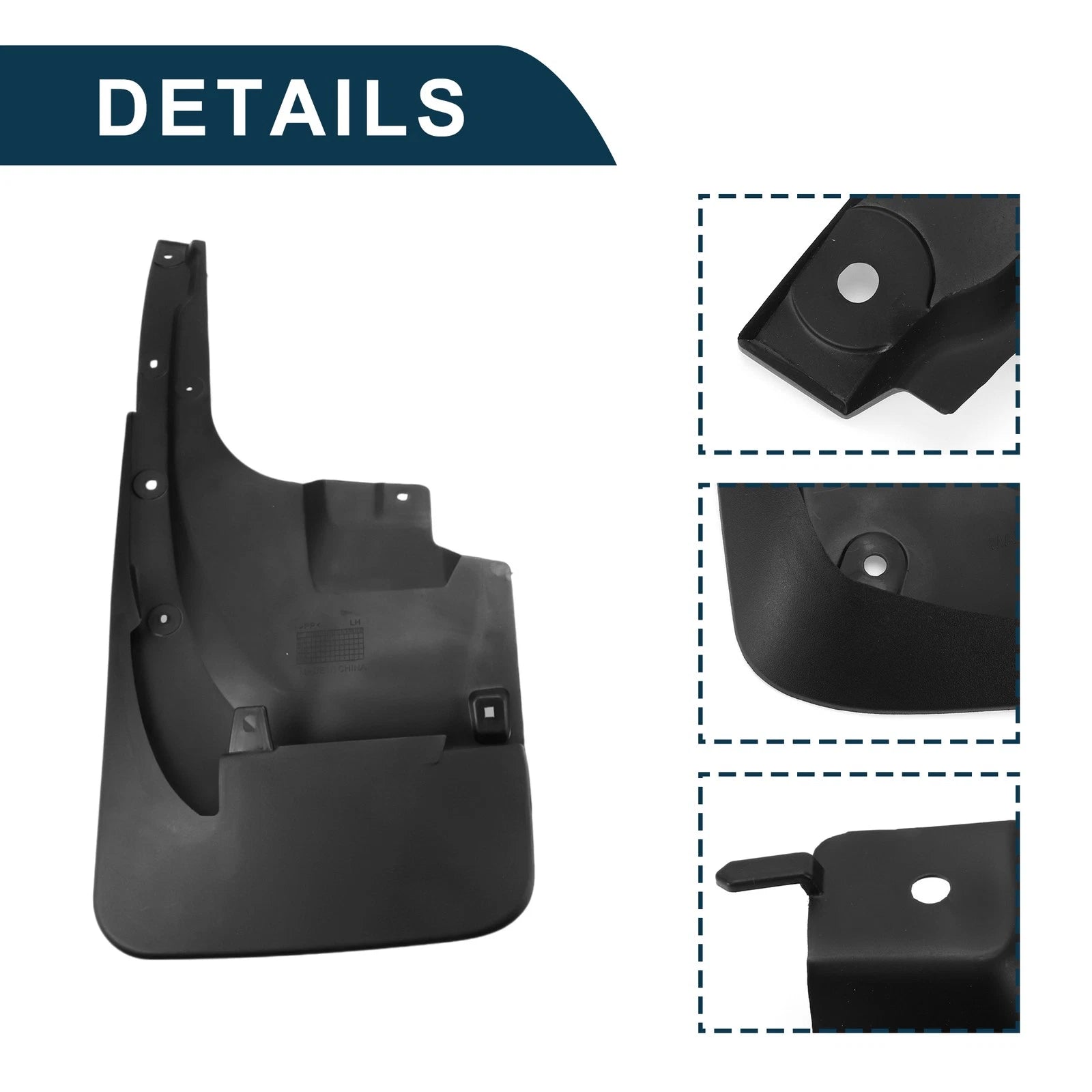 Mud Flaps Splash Guards for Toyota Land Cruiser LC200 (2016–2020)