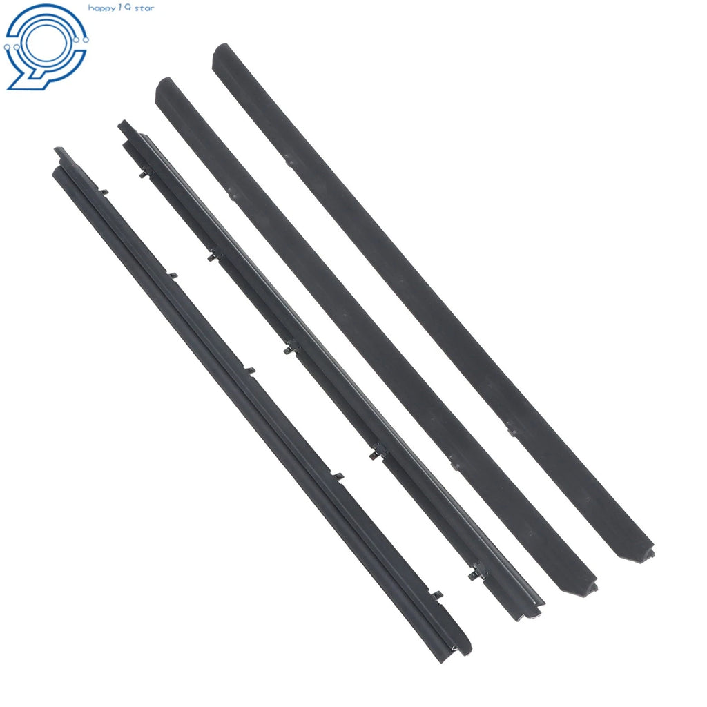 Set of 4 Window Sweep Felts Weatherstrip for Chevy S10 (1982–1993)
