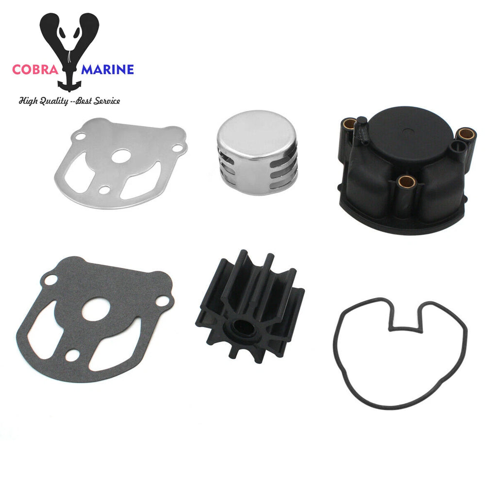 Water Pump Impeller Kit for OMC Cobra 2.3 2.5 3.0 4.3 4.6 5.0 5.7 5.8 7.5L (1986–1993)