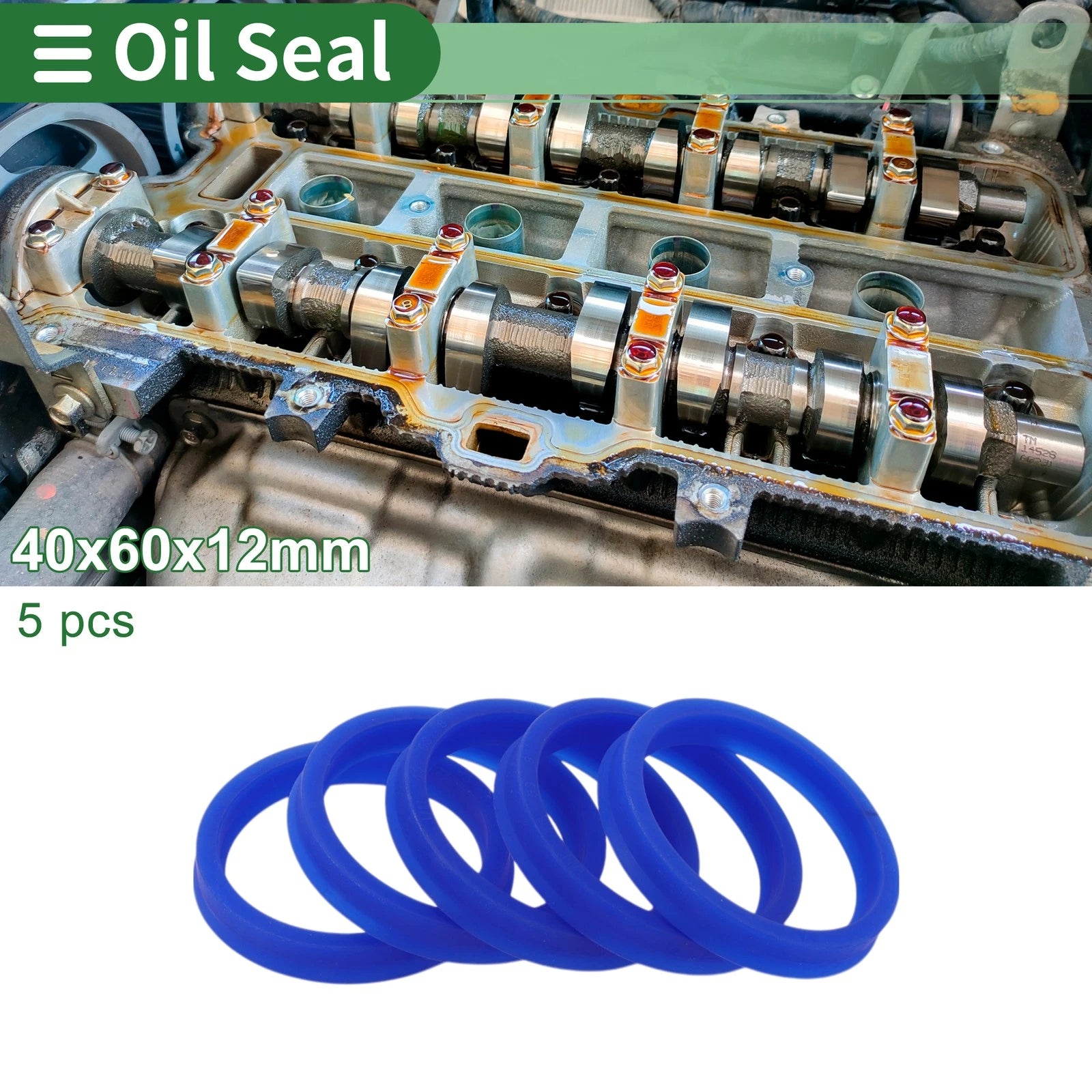 Set of 5 Oil Seal Rotary Shaft Seal 45x53x8mm for Various Models